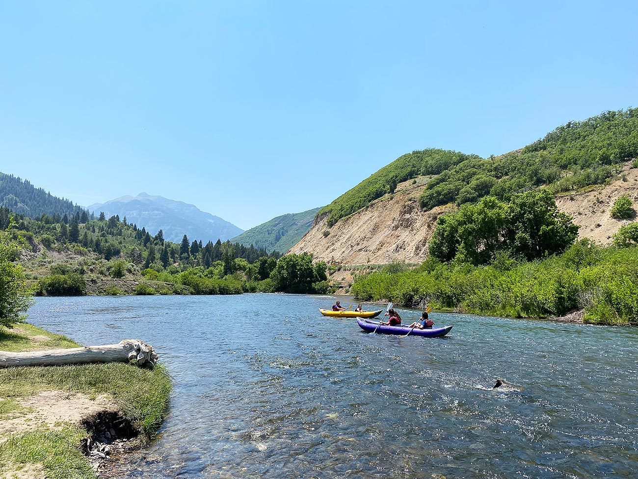 Float the Scenic Provo River near Park City Utah